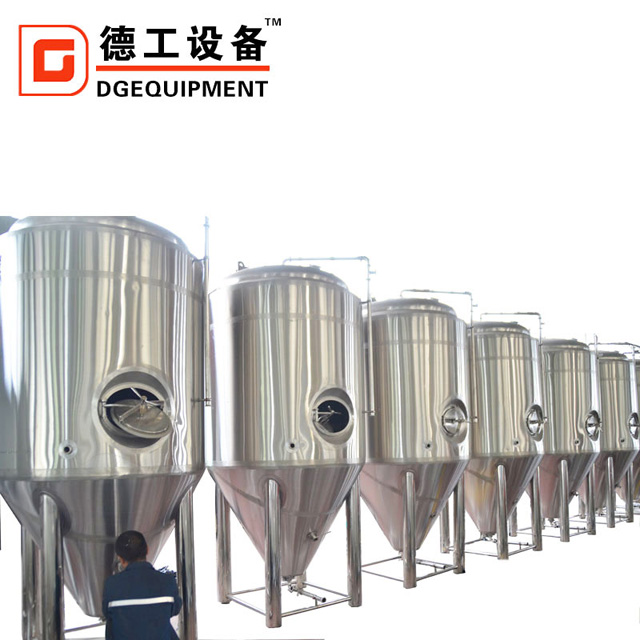 10BBL in acciaio inox conico Dimple Giacca fermentazione della birra Serbatoio con raffreddamento Zone