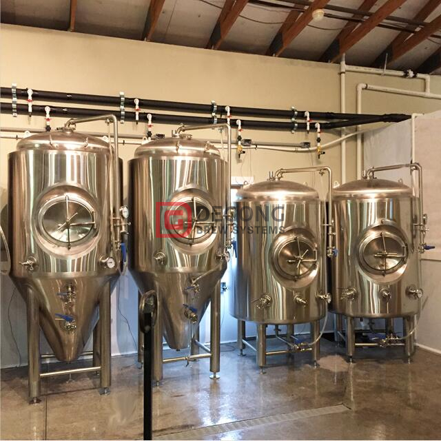 attrezzatura per fermentazione della birra acciaio inossidabile 1000L 2000L serbatoio di fermentazione fabbrica di birra Unità progettate su misura