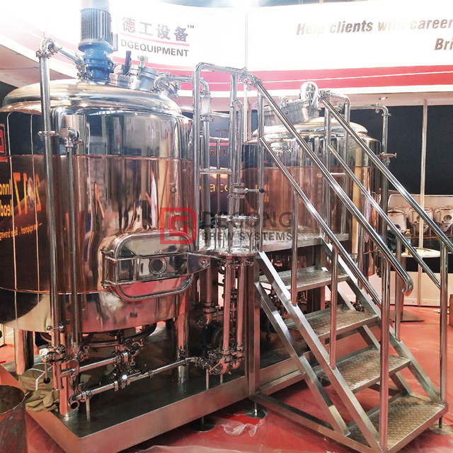 500L Microbirrificio Ale / lager di rame rosso Bar Attrezzature Brewery per l'Irlanda di mercato