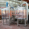 7BBL Brewpub Usato rame rosso Birra Birrificio attrezzature con 3 vasi birra Brewhouse