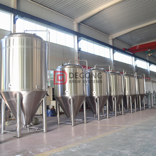Carro armato di fermentazione della fermentazione della birra d'acciaio di Stainles Jacket automatico 2000L in vendita