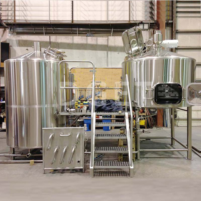 10BBL personalizzato Dimple camicia di vapore riscaldato industriali utilizzati birra che fa macchina / linea in vendita