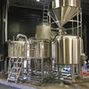 1000L 2 O 3 Vessel Brewhouse commerciale utilizzato Beer Production Equipment