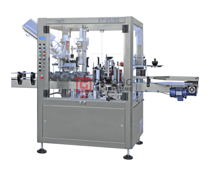 Etichettatrice completamente automatizzata Machien CE per bottiglie rotonde di vetro in Cina