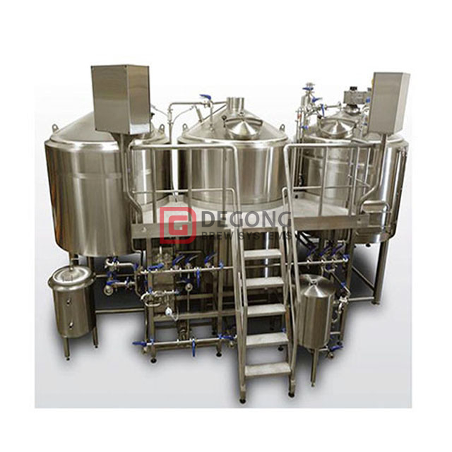 Attrezzatura per la produzione di birra personalizzata automatizzata industriale 10BBL in vendita