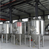 Attrezzatura di produzione di birra conica SUS 304 della fabbrica di birra in acciaio inossidabile chiavi in ​​mano 1000L