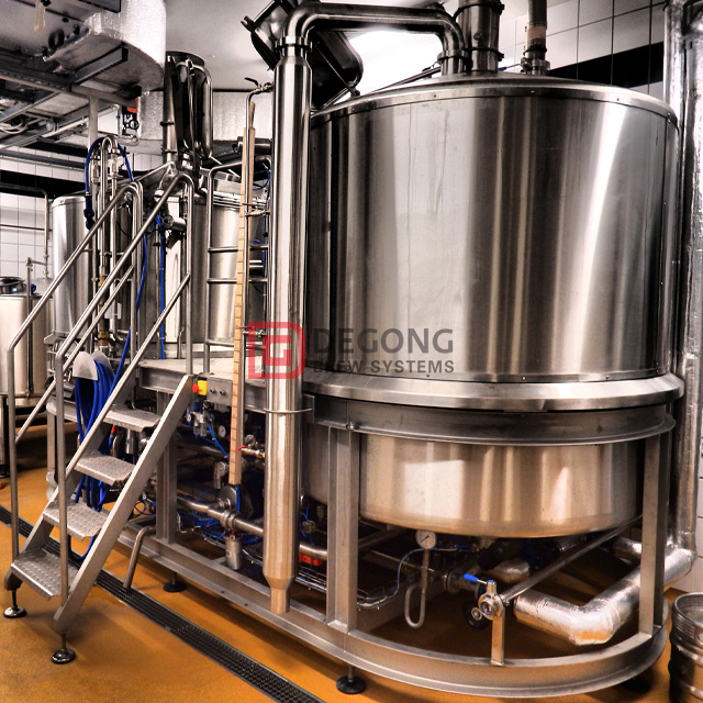 Attrezzatura per la produzione di birra in acciaio inossidabile 7BBL con sistema di purificazione della fabbrica di birra della birra con riscaldamento a vapore