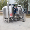 Attrezzatura per birreria per birra in acciaio inossidabile 2000L con tre navi fabbrica di birra riscaldata a vapore con agitatore di fondo per la Svezia