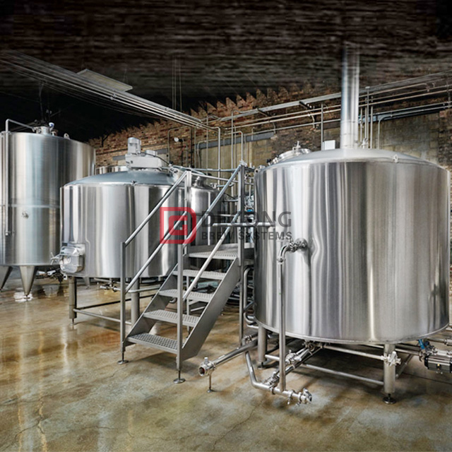 Sistema di produzione di birra a vapore 1000L chiavi in ​​mano Attrezzatura per birrerie di qualità superiore in Francia