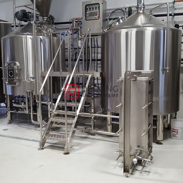 Sistema di produzione di birra a vapore 1000L chiavi in ​​mano Attrezzatura per birrerie di qualità superiore in Francia