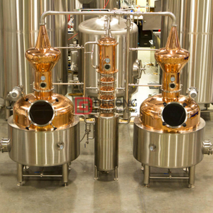 500L professionale personalizzato rame Vodka Gin Distillery macchina di distillazione / impianti di distillazione