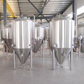 7BBL Microbirrificio usate Macchine birra di fermentazione del sistema con certificazione CE.UL