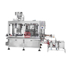 14-12-4 Imbottigliatrice automatica di birra Sistema di riempimento e tappatura e pulizia della bottiglia in vetro 3 in 1