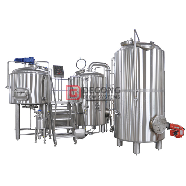 1500L 15BBL sistema di produzione di attrezzature per birrerie artigianali riscaldamento a vapore progetto di produzione di birra in vendita