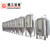 10BBL in acciaio inox conico Dimple Giacca fermentazione della birra Serbatoio con raffreddamento Zone