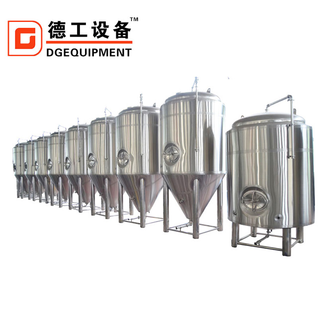 10BBL in acciaio inox conico Dimple Giacca fermentazione della birra Serbatoio con raffreddamento Zone
