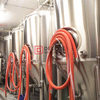 Sistema di birreria in acciaio micro-birra in acciaio riscaldato a vapore da 500 litri in vendita