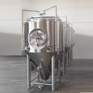 Carro armato di fermentazione della birra isolato conico d'acciaio di Stainles della giacca della fossetta di doppia parete 500L disponibile