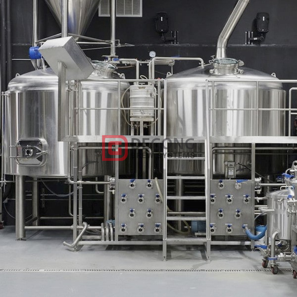 Birra in acciaio inossidabile da 500 litri a 2/3 recipienti per la produzione di birra per pub / ristorante