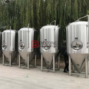 Fermentatori per birrifici industriali in acciaio inossidabile 2000L personalizzati per la vendita di attrezzature per birra
