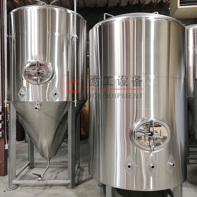 Fermentatore del bollitore della birra dell'attrezzatura di produzione della birra dell'acciaio inossidabile su misura usato fabbrica di birra chiavi in ​​mano 1000L