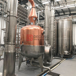 Attrezzatura di distillazione dell'etanolo dell'acciaio inossidabile dell'attrezzatura di distillazione 200L / 500L / 1000L, attrezzatura di produzione dell'alcool della vodka / gin