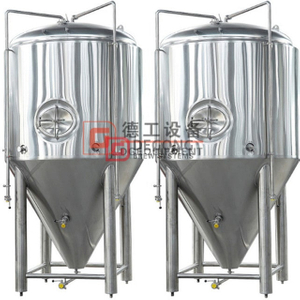 Fermentatore per serbatoio di fermentazione della birra in acciaio inossidabile chiavi in ​​mano da 200 litri con certificato PED birrificio per uso domestico birreria